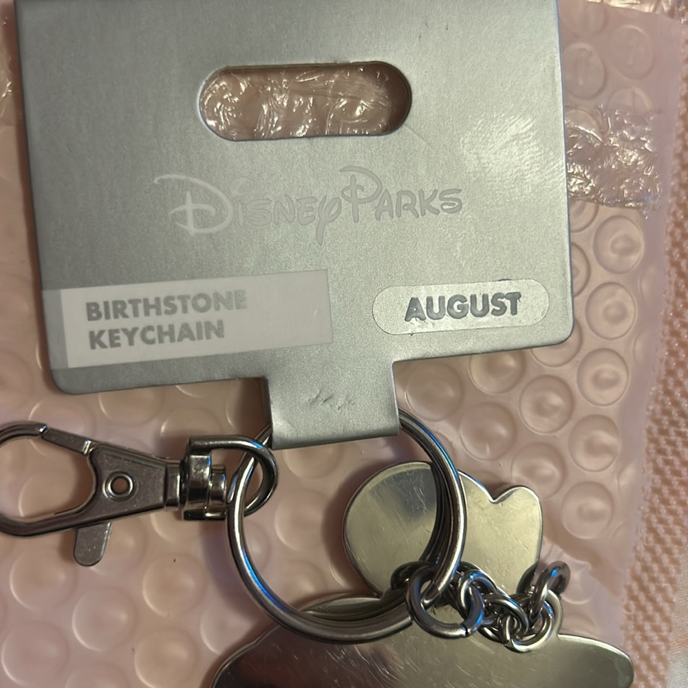 Disney Minnie Birthstone Keychain (PeridotAugust) - Picture 4 of 5